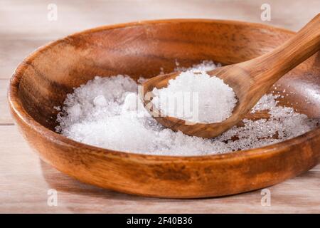 Magnesium chloride chemical component that comes mainly from sea water Stock Photo