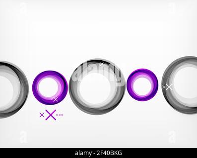 Flying abstract circles, vector geometric background, color air bubbles, web banner template, business or technology presentation background or elements. Flying abstract circles, vector geometric background, color air bubbles, web banner template, business or technology presentation background or elements, vector illustration Stock Vector