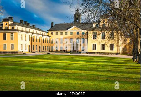 Ulriksdal Palace and gardens, Royal National City Park, Solna, Stockholm, Sweden Stock Photo