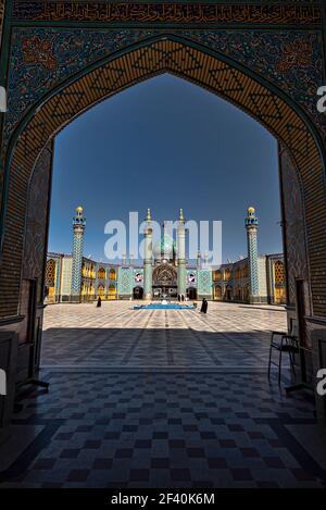 Holy shrine of Imamzadeh Hilal ibn Ali in Aran va Bidgol, Kashan, Iran. Stock Photo