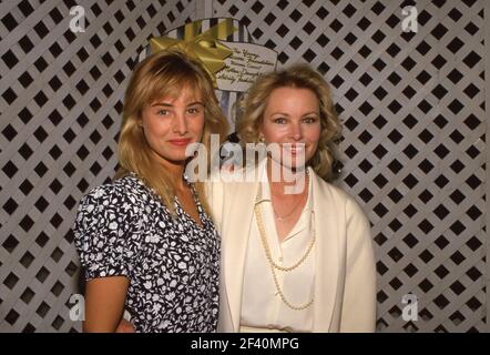 Chynna Phillips and Michelle Phillips at the 1988 Mother Daughter Fashion Show at Beverly Hilton Hotel in Beverly Hills, CA March 24, 1988 Credit: Ralph Dominguez/MediaPunch Stock Photo