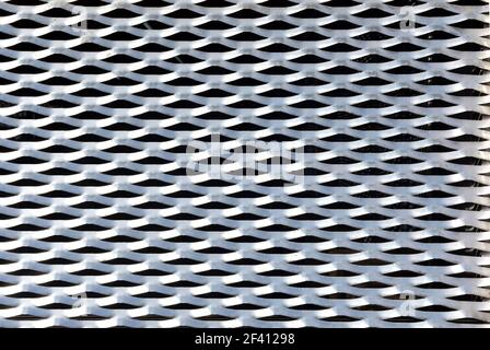 Steel Grille close-up diamond Stock Photo