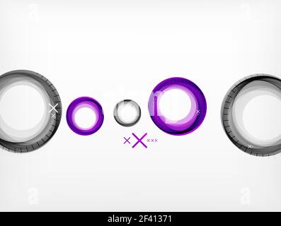 Flying abstract circles, vector geometric background, color air bubbles, web banner template, business or technology presentation background or elements. Flying abstract circles, vector geometric background, color air bubbles, web banner template, business or technology presentation background or elements, vector illustration Stock Vector