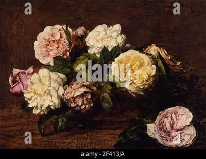 Roses 1883 by Henri Fantin-Latour Stock Photo - Alamy
