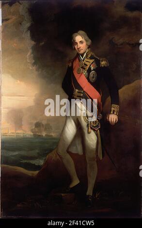 John Hoppner- Rear Admiral Sir Horatio Nelson 1800 Stock Photo