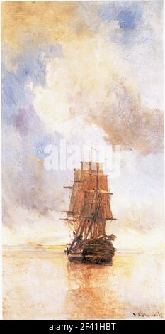 Ship by Konstantinos Volanakis Stock Photo - Alamy