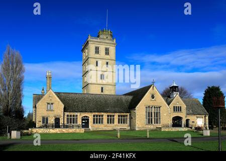 The Bedford Hall and Thorney Heritage museum, Thorney village, Cambridgeshire, England; UK Stock Photo