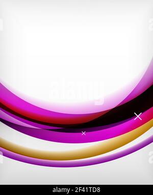 Glossy wave vector background with light and shadow effects, white cross shapes. Glossy wave vector background with light and shadow effects, white cross shapes. Template for web banner, business or technology presentation background or elements, vector illustration Stock Vector