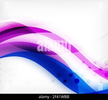 white space with colorful abstract wavy fluid background vector ...