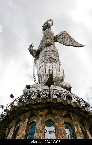 Statue, Quito, Ecuador Stock Photo