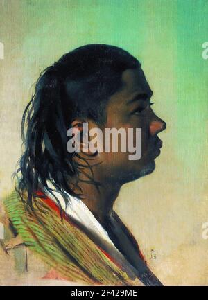 Vasily Vereshchagin - Boy Uzbek 1868 Stock Photo