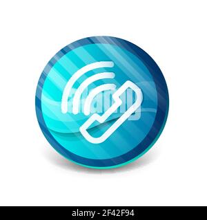 Vector phone support web button. Vector phone support web button, digital technology concept, old phone icon Stock Vector