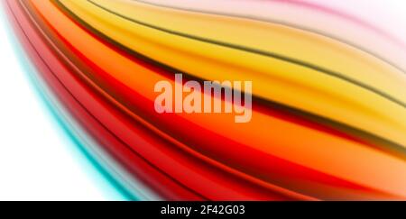 Gel jelly fluid flowing liquid rainbow style colours, wave abstract background, modern minimal colorful design. Gel jelly fluid flowing liquid rainbow style colours, wave abstract background, modern minimal colorful design. Vector illustration Stock Vector
