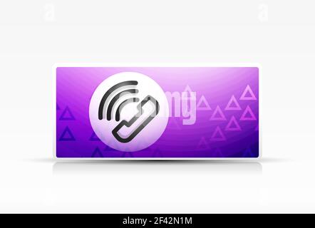 Phone button, call support idea, vector illustration. Phone button, call support idea, vector illustration. Old fashion phone icon Stock Vector