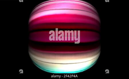Fluid wavy multicolored lines on black. Fluid wavy multicolored lines on black, vector background, dynamic motion pattern Stock Vector