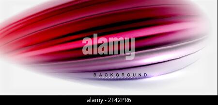 Blurred fluid colors background, abstract waves lines, vector illustration. Blurred fluid colors background, abstract waves lines, mixing colours with light effects on light backdrop. Vector artistic illustration for presentation, app wallpaper, banner or posters Stock Vector