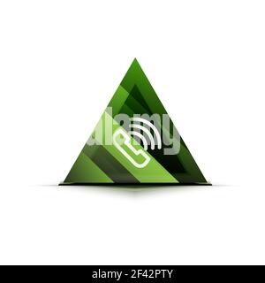 Vector phone support web button. Vector phone support web button, digital technology concept, old phone icon Stock Vector