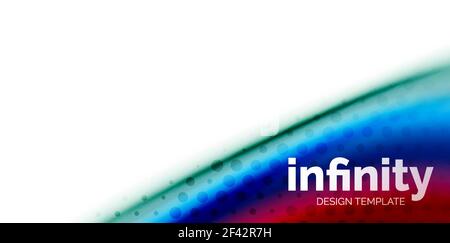 Vector 3d fluid colors wave background, flowing abstract shape with dotted texture, liquid mixed colors. Vector 3d fluid colors wave background, flowing abstract shape with dotted texture, liquid mixed rainbow colors Stock Vector