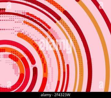 Circular lines, circles, geometric abstract background. Circular lines circles, geometric abstract background. Vector illustration Stock Vector