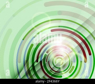Circular lines, circles, geometric abstract background. Circular lines circles, geometric abstract background. Vector illustration Stock Vector