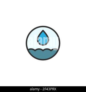 Absorption icon. Outline absorption vector icon for web design isolated on white background Stock Vector
