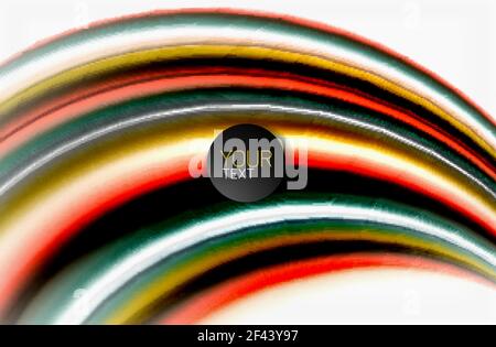 Rainbow color waves, vector blurred abstract background. Rainbow color waves, vector blurred abstract background. Vector artistic illustration for presentation, app wallpaper, banner or poster Stock Vector