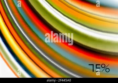 Rainbow color waves, vector blurred abstract background. Rainbow color waves, vector blurred abstract background. Vector artistic illustration for presentation, app wallpaper, banner or poster Stock Vector