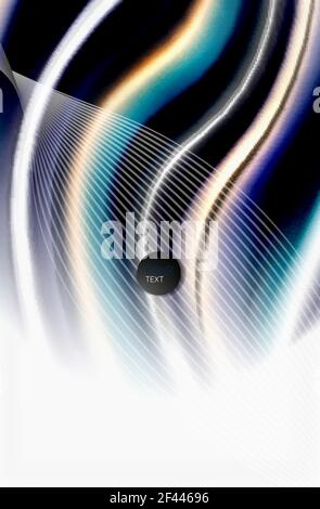 Rainbow color waves, vector blurred abstract background. Rainbow color waves, vector blurred abstract background. Vector artistic illustration for presentation, app wallpaper, banner or poster Stock Vector