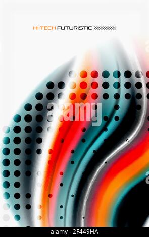 Rainbow color waves, vector blurred abstract background. Rainbow color waves, vector blurred abstract background. Vector artistic illustration for presentation, app wallpaper, banner or poster Stock Vector