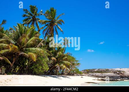 geography / travel, Seychelles, Mahe, Anse Forbans, beach with granite rocks, Additional-Rights-Clearance-Info-Not-Available Stock Photo