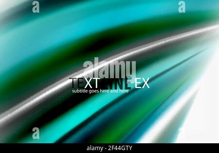 Rainbow color waves, vector blurred abstract background. Rainbow color waves, vector blurred abstract background. Vector artistic illustration for presentation, app wallpaper, banner or poster Stock Vector