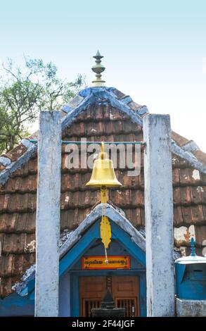 Temple in nelliyampathy kerala Stock Photo