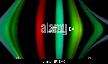 Blur color wave lines abstract background. Blur color wave lines abstract background. Vector illustration for app wallpaper, business presentation or web banner Stock Vector