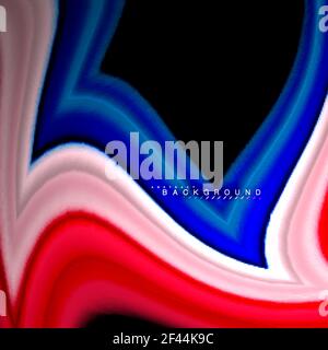 Geometric shapes created with fluid multicolored lines. Geometric shapes created with fluid multicolored lines. Vector artistic illustration for presentation, app wallpaper, banner or poster Stock Vector