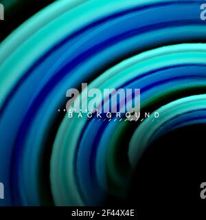 Fluid mixing colors vector wave abstract background design. Colorful mesh waves. Fluid mixing colors vector wave abstract background design. Colorful mesh waves. Vector illustration Stock Vector