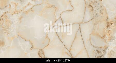 beige color polished natural marble design with natural veins use for wall and floor tiles Stock Photo