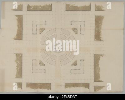 Aviary, design, floor plan Stock Photo