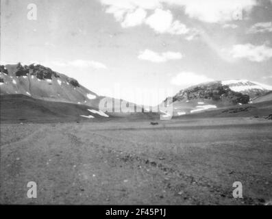India. Kashmir. Ladakh. Karakorum. Aghil chain and Karakorum Pass (5574 m) of North Stock Photo