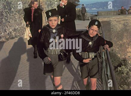 Italy, members of the Balilla (Opera Nazionale Balilla, founded in 1926 as a youth organization of the National Fascist Party) Stock Photo