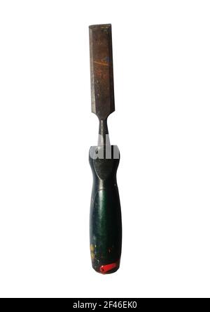 Old rasp small isolated on white background. clipping path Stock Photo