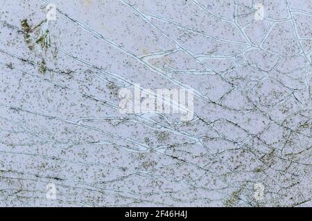 White Old Dirty Scratched Plastic Background Stock Photo