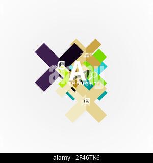 Geometric design abstract option infographics. Geometric design abstract option infographics. Vector artistic illustration for presentation, app wallpaper, banner or poster Stock Vector
