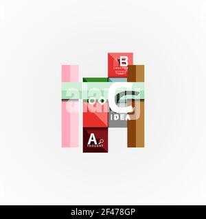 Paper option steps diagram infographic layout. Paper option steps diagram infographic layout. Vector artistic illustration for business presentation, web banner or poster Stock Vector
