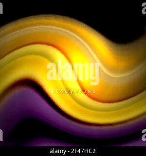 Fluid mixing colors vector wave abstract background design. Colorful mesh waves. Fluid mixing colors vector wave abstract background design. Colorful mesh waves. Vector illustration Stock Vector