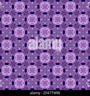 A seamless pattern of abstract circular purple background Stock Photo