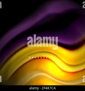 Fluid mixing colors vector wave abstract background design. Colorful mesh waves. Fluid mixing colors vector wave abstract background design. Colorful mesh waves. Vector illustration Stock Vector