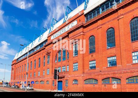 Ibrox stadium home ground to Glasgow Rangers FC Glasgow Scotland Stock  Photo - Alamy