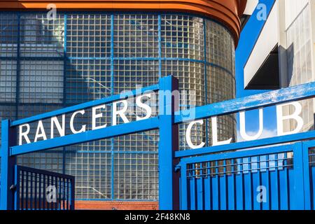 Ibrox football stadium, the home ground of Rangers Football Club, Govan,  Glasgow, Scotland, UK Stock Photo - Alamy