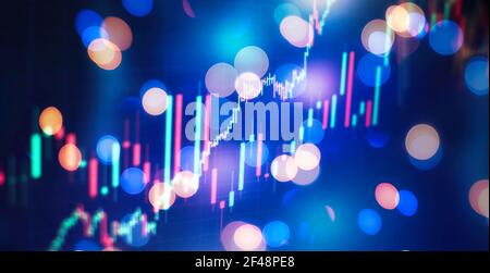 Working set for analyzing financial statistics and analyzing a market data. Data analyzing from charts and graph to find out the result. Stock Photo