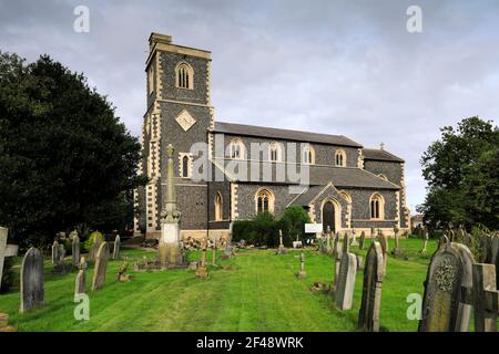 St Matthews church, Sutton Bridge village, South Holland district, Lincolnshire, England Stock Photo